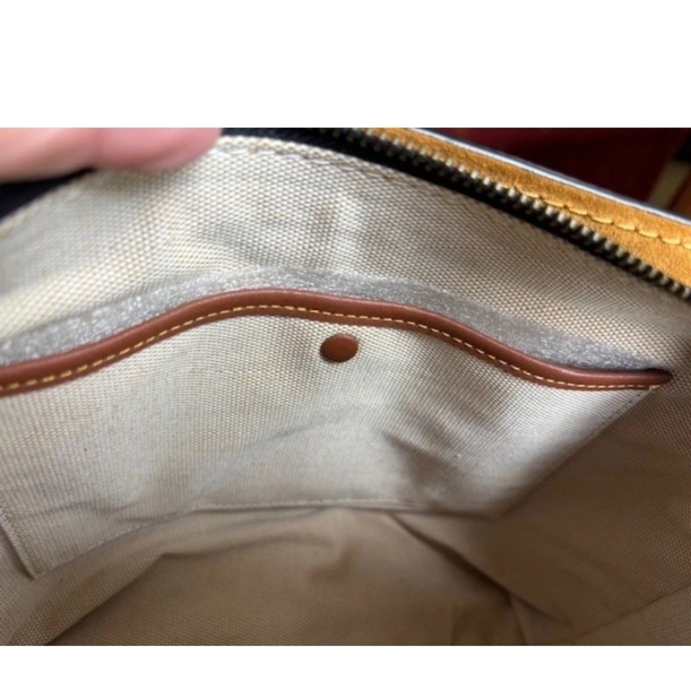 Coach 1941 ROGUE  Shoulder Bag Black/ Yellow Stitching - Picture 11 of 14